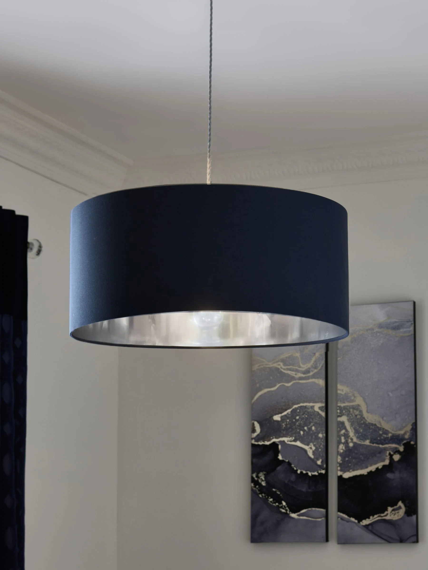 Rico plafondlamp met gemakkelijk te monteren kap