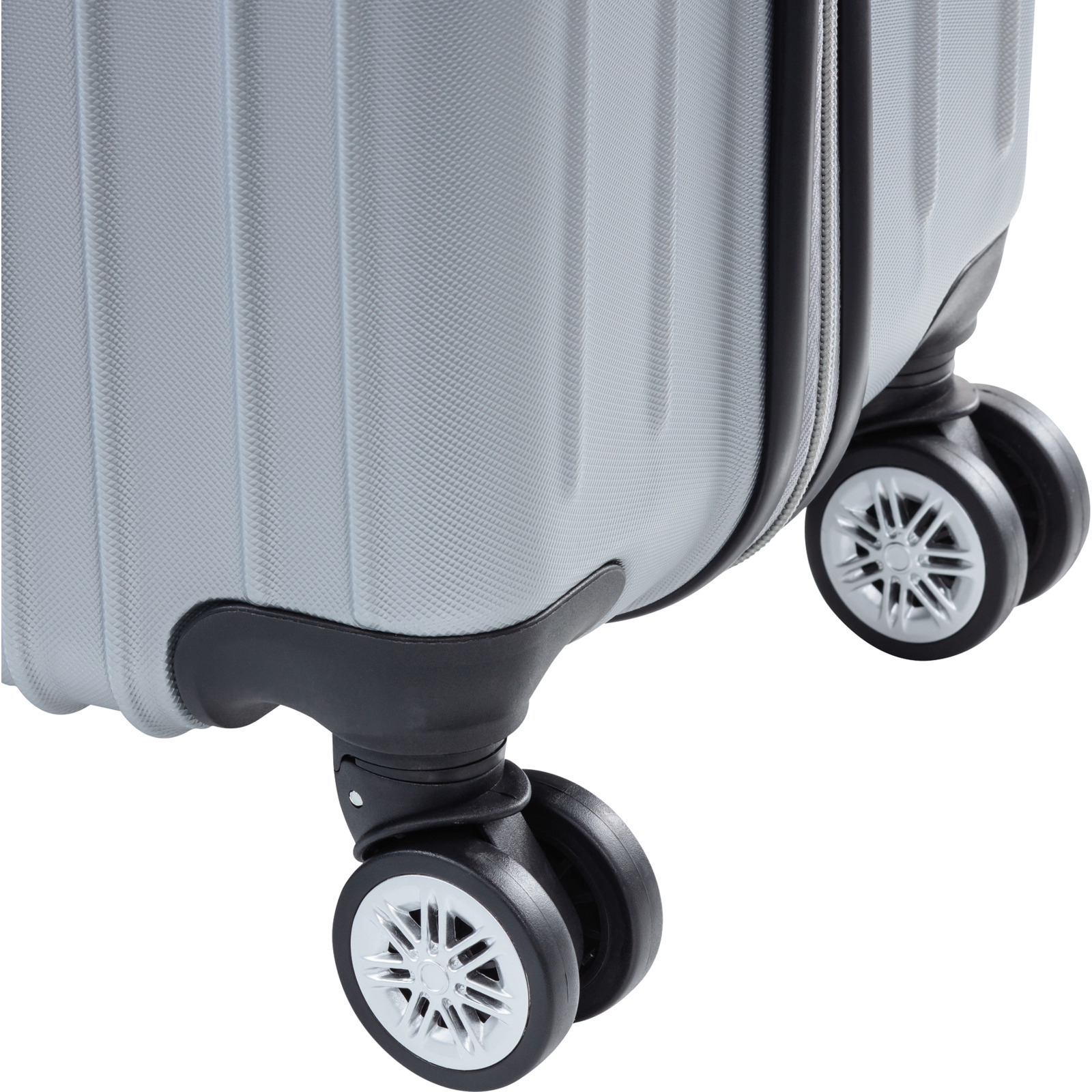 Koffer Genf M 40x64x27cm ABS silber