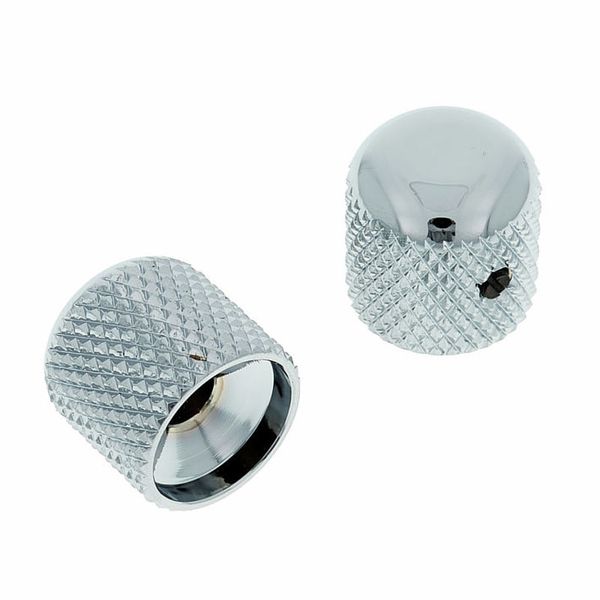 Allparts Metal Dome Knobs Chrome