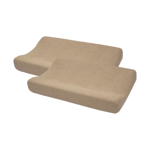 Meyco Aankleedkussenhoes Uni - 2 Stuks - Taupe