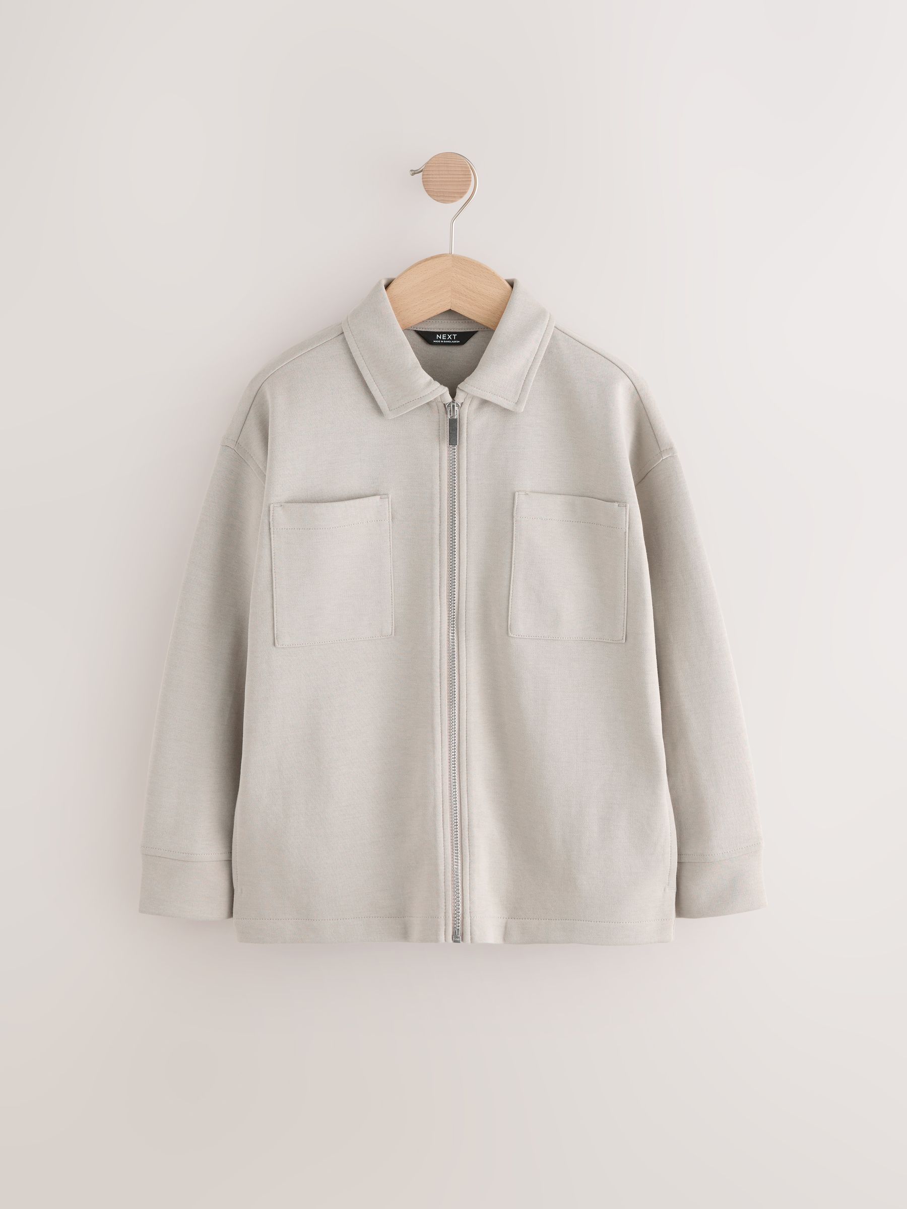 Pastelgeel - Modieus overshirt (3 - 16 jr)