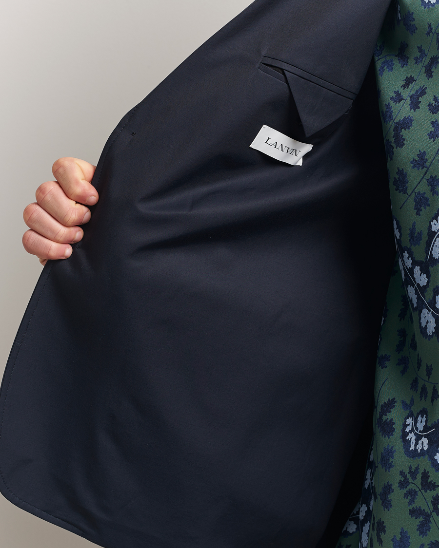 Lanvin Soft Constructed Blazer Navy