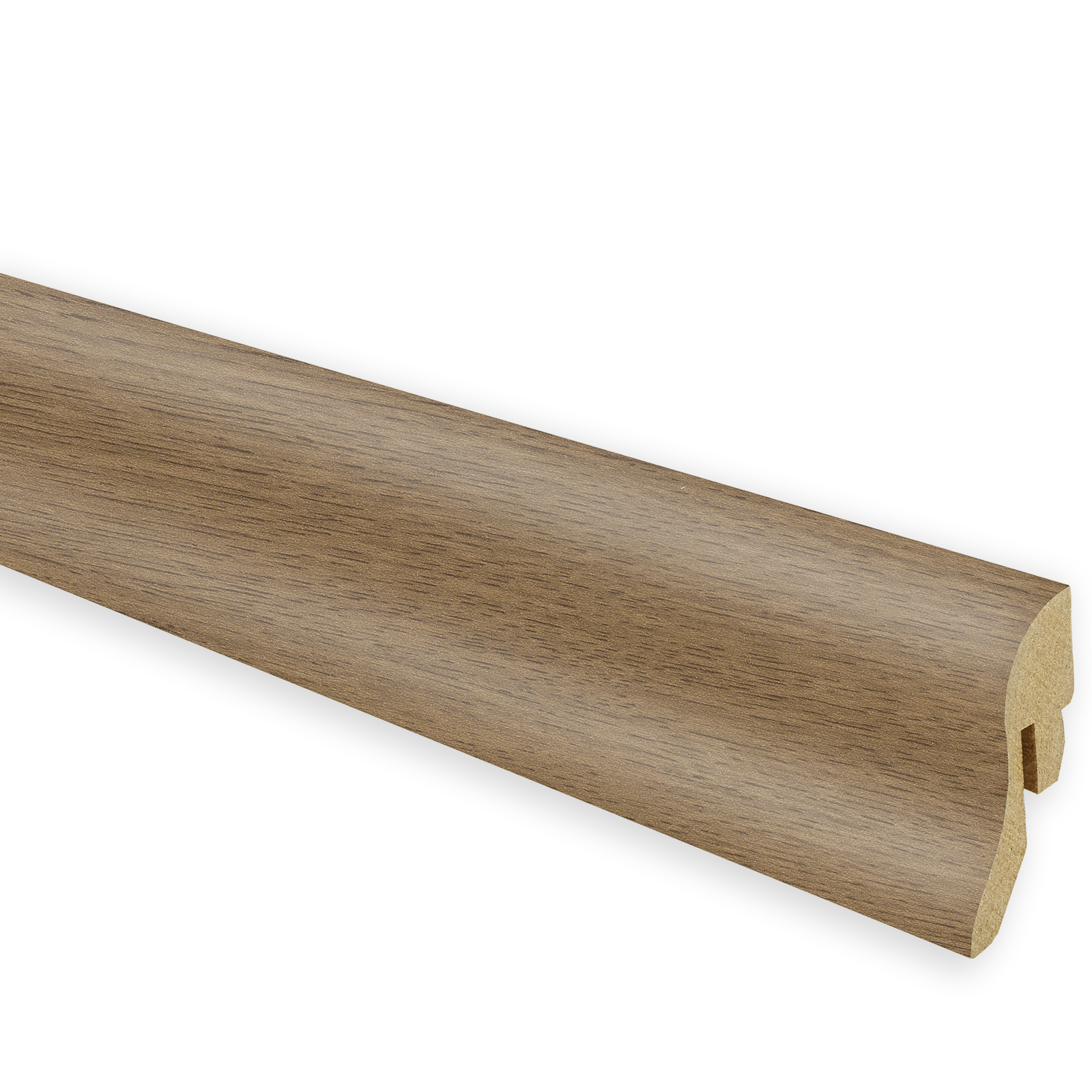 Sockelleiste - Eiche-braun - 250 cm lang