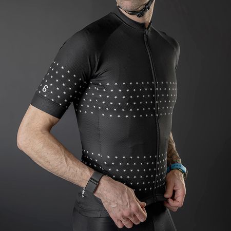 THE PRIVATEER Herren-Kurzarmtrikot  black  XL