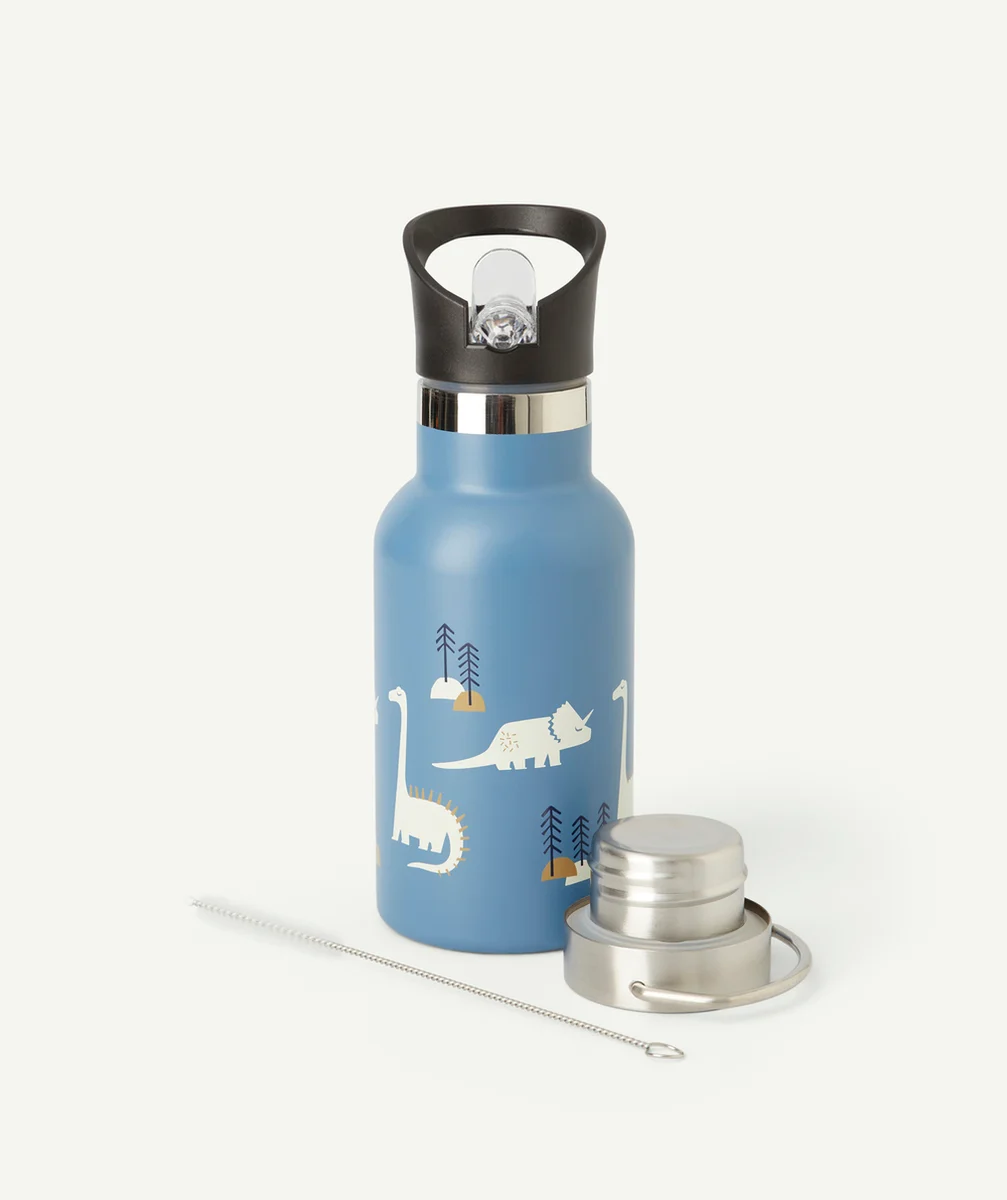 FRESKGOURDE 350ML BLEUE IMPRIMÉE DINOSAURES ENFANT