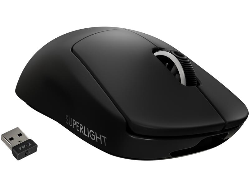 Logitech Gaming-Maus Pro X Superlight Schwarz Extrem leichte Gaming-Maus mit leistungsvoller Performance