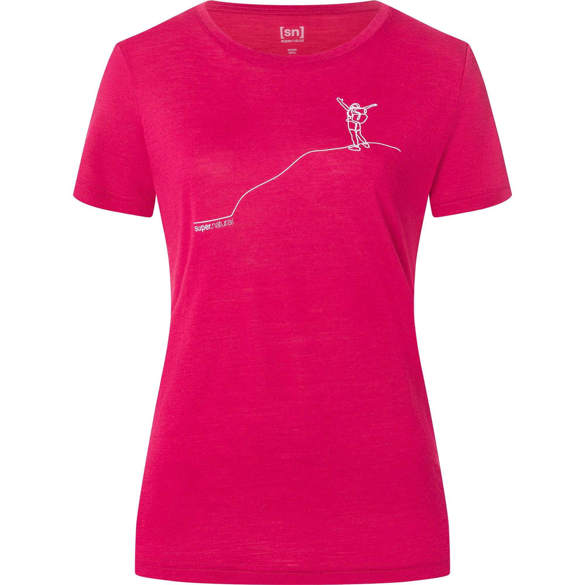 super.natural Bergglück T-Shirt Damen sangria