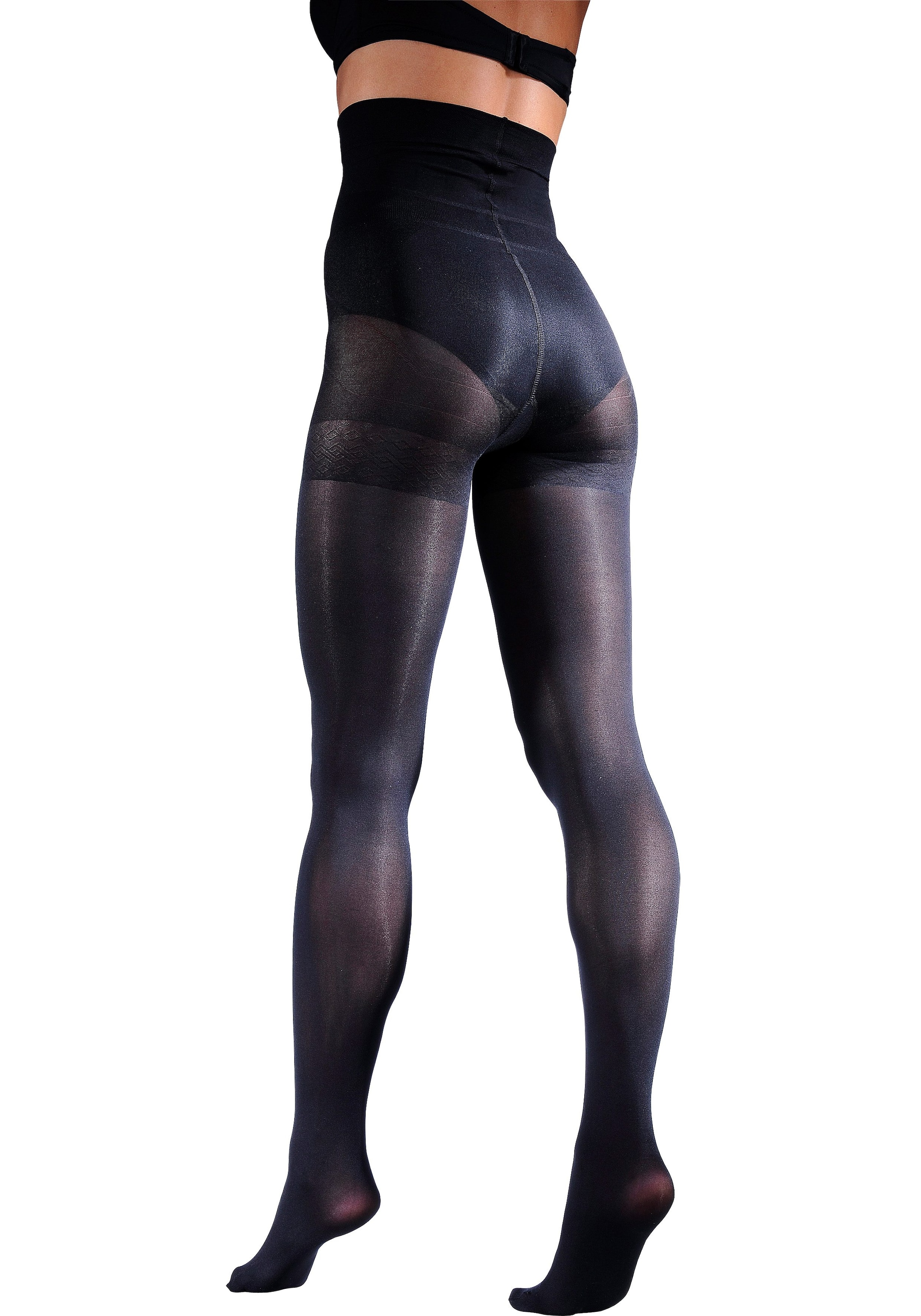 LASCANA Feinstrumpfhose 40 2 Stk. tlg. Bodyshaper mit extrahohem Bund