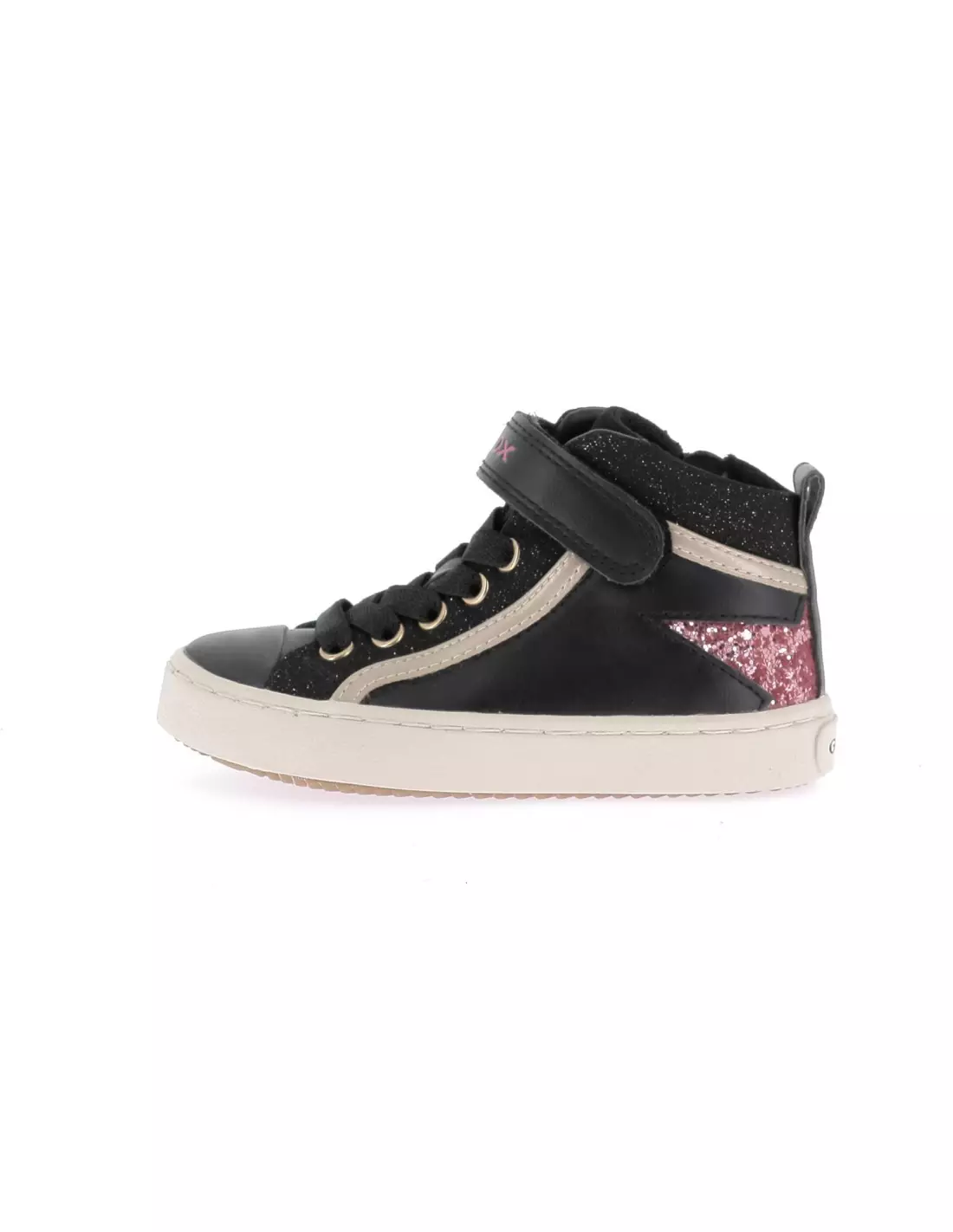GEOX KALISPERA - Baskets BLACKDKPINK