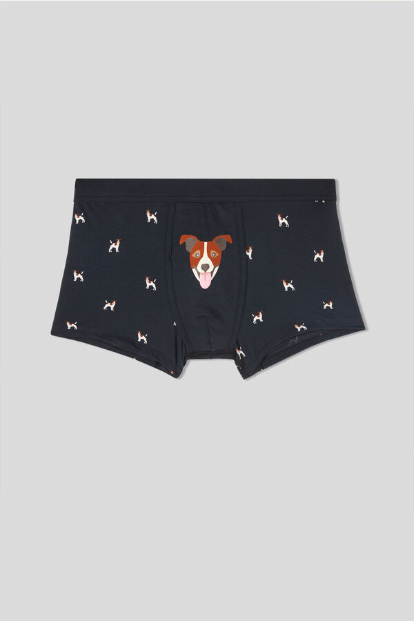 Cuecas Boxer Jack Russell em Algodão Natural Fresco Supima®