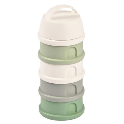 Boite Doseuse 4 Compartiments Cotton White/Sage Green - BEABA
