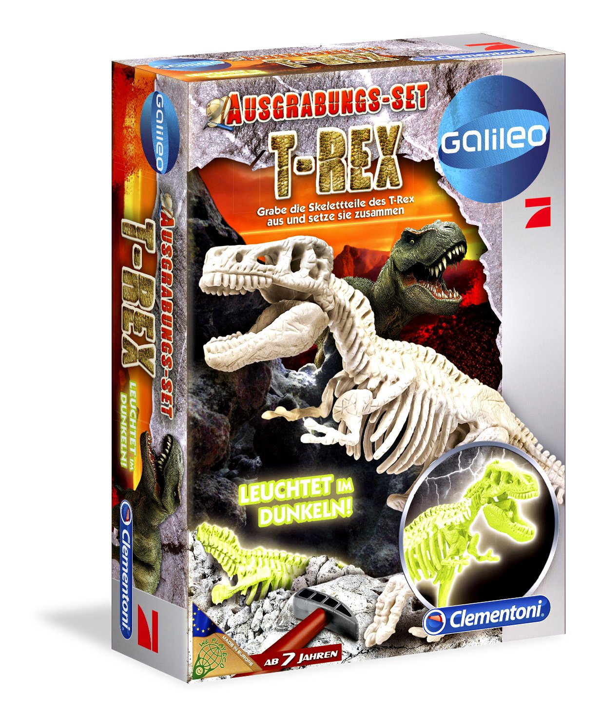 Ausgrabungs-Set - T-Rex fluoreszierend (Experimentierkasten)