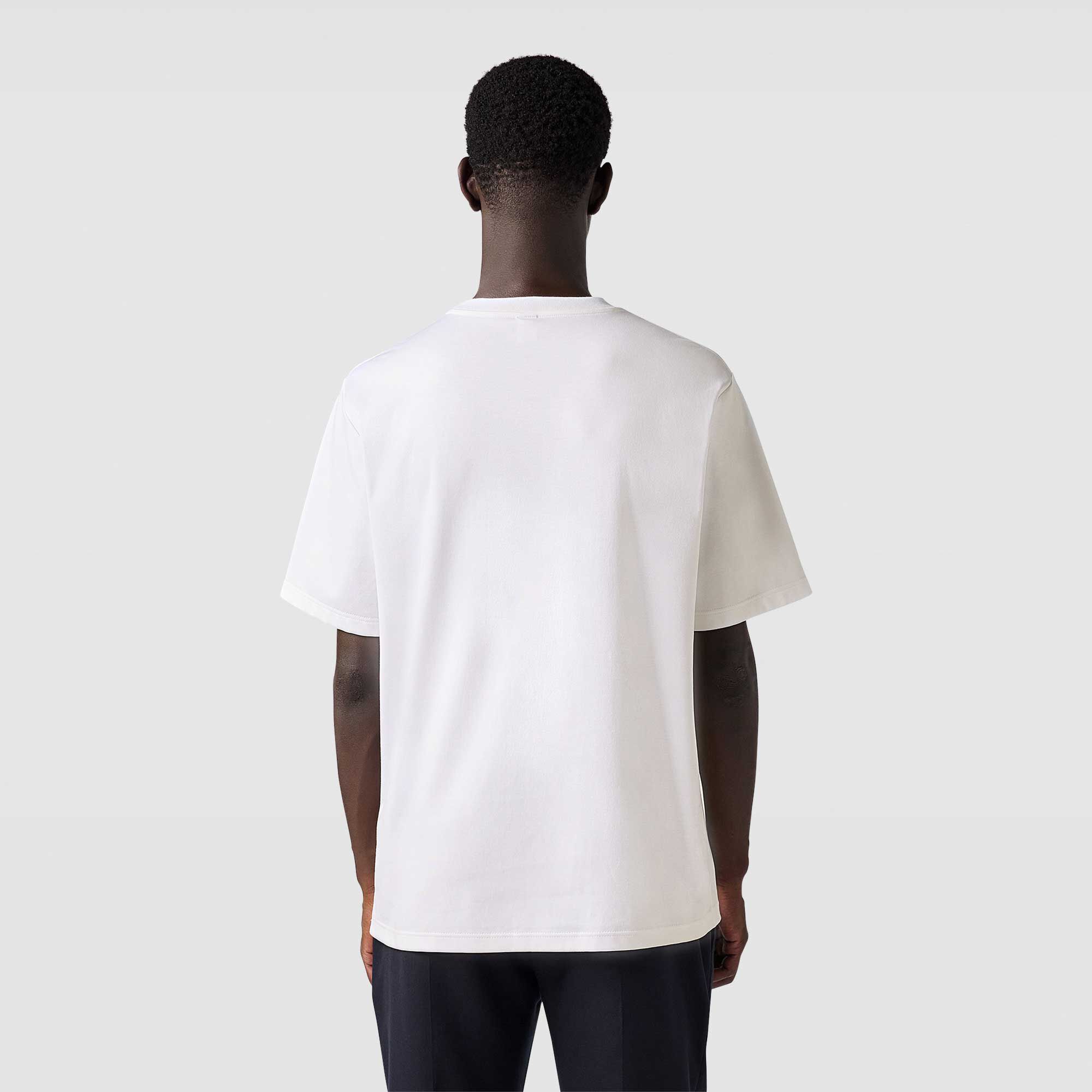 T-Shirt Frame Scritto Avec Effet Suede