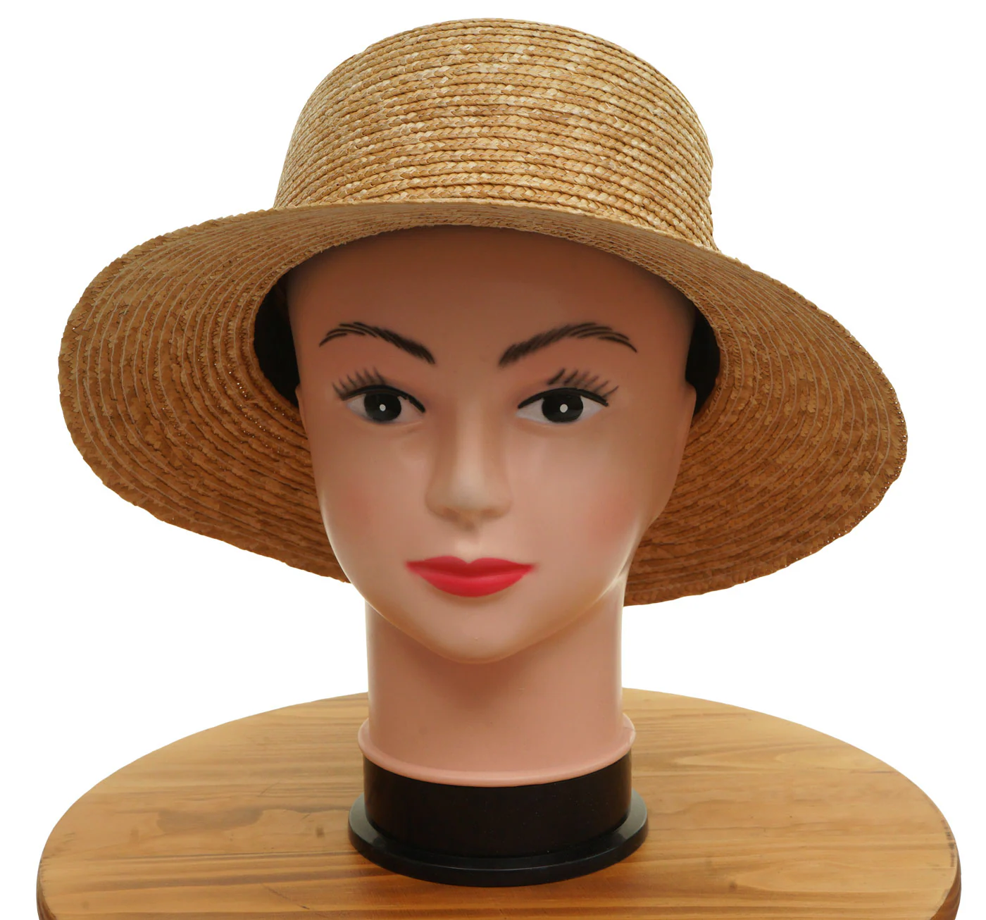 2x Mannequin-Kopf MCW-G81, Perückenpuppe weiblich Frau Schaufensterfigur Puppe Schaufensterpuppe, 30cm