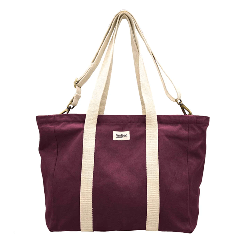 Sac Cabas Cesar 51 cm Prune