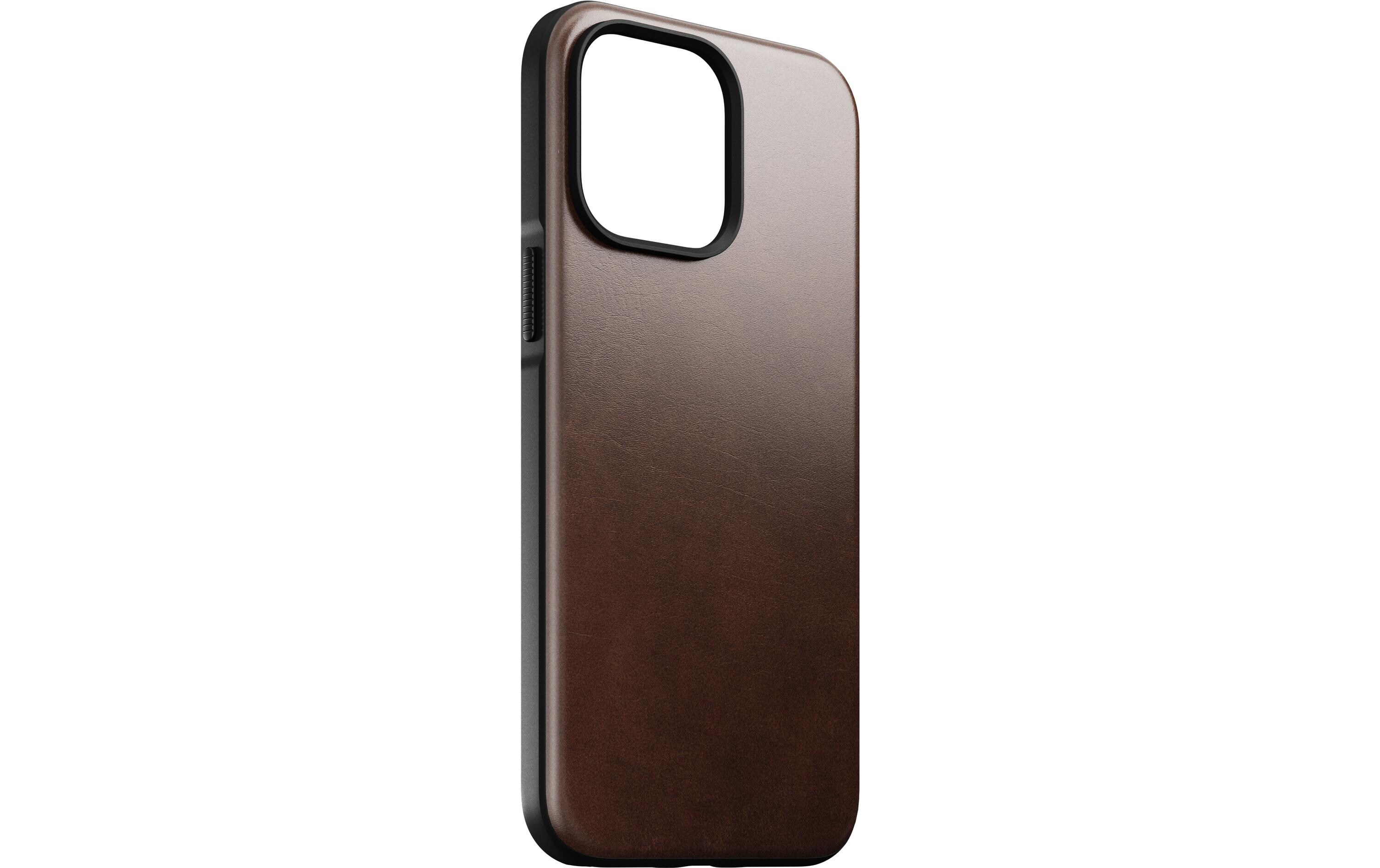 Back Cover Modern Leather Horween iPhone 14 Pro Max BraunModerne Schutzhülle aus Horween Leder für das Apple iPhone 14 Pro Max