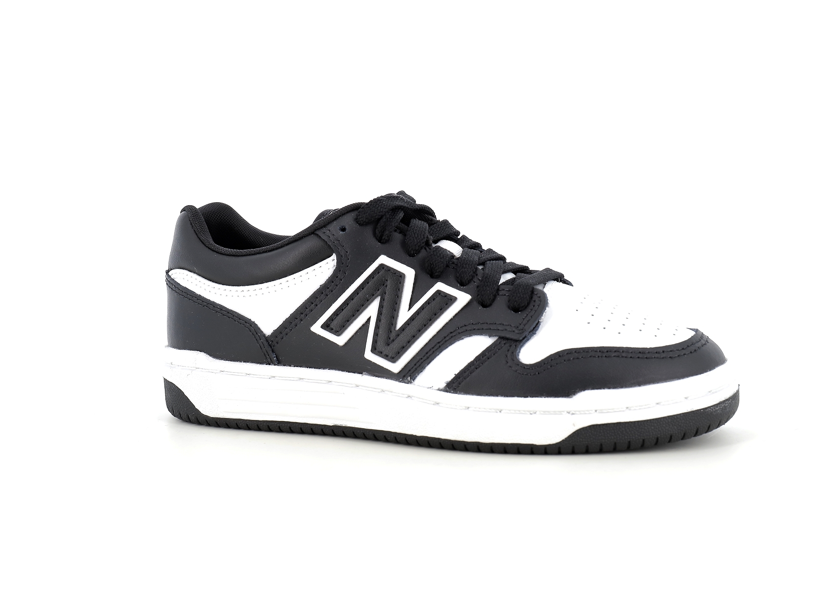 New balance a-BB480LBA Matières combinées Blanc Noir