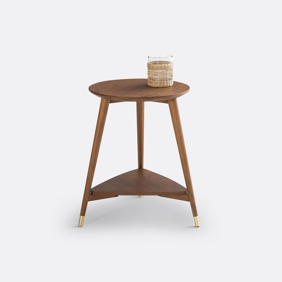 LA REDOUTE INTERIEURS<br>Mesa lateral vintage, nogueira, Ronda