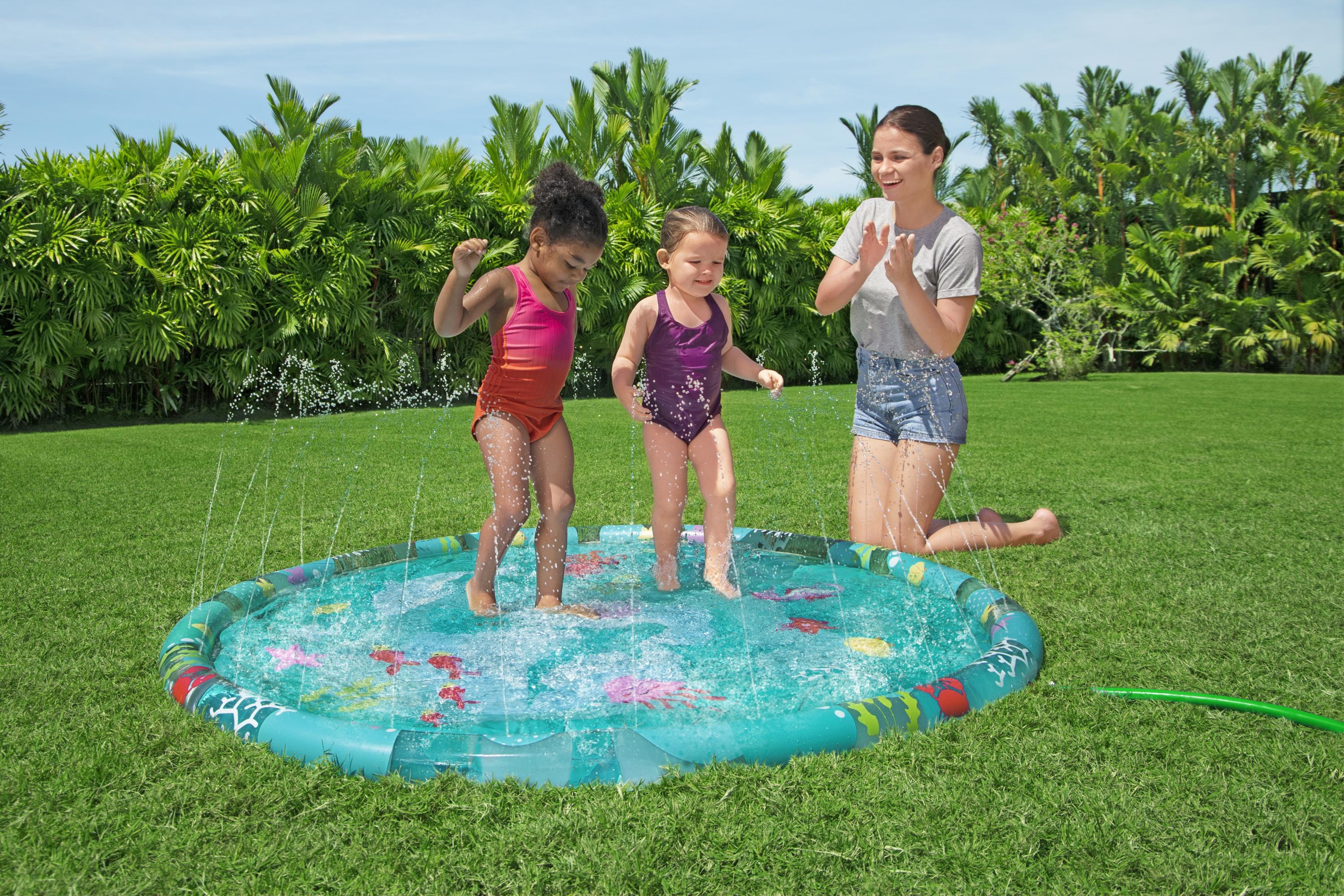 Wassermatte mit Sprinkler Underwater 165 cm