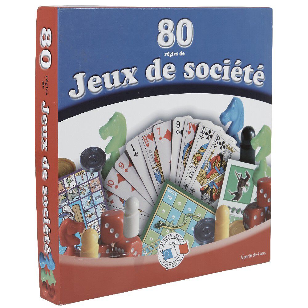 Coffret 80 règles de jeux de société
