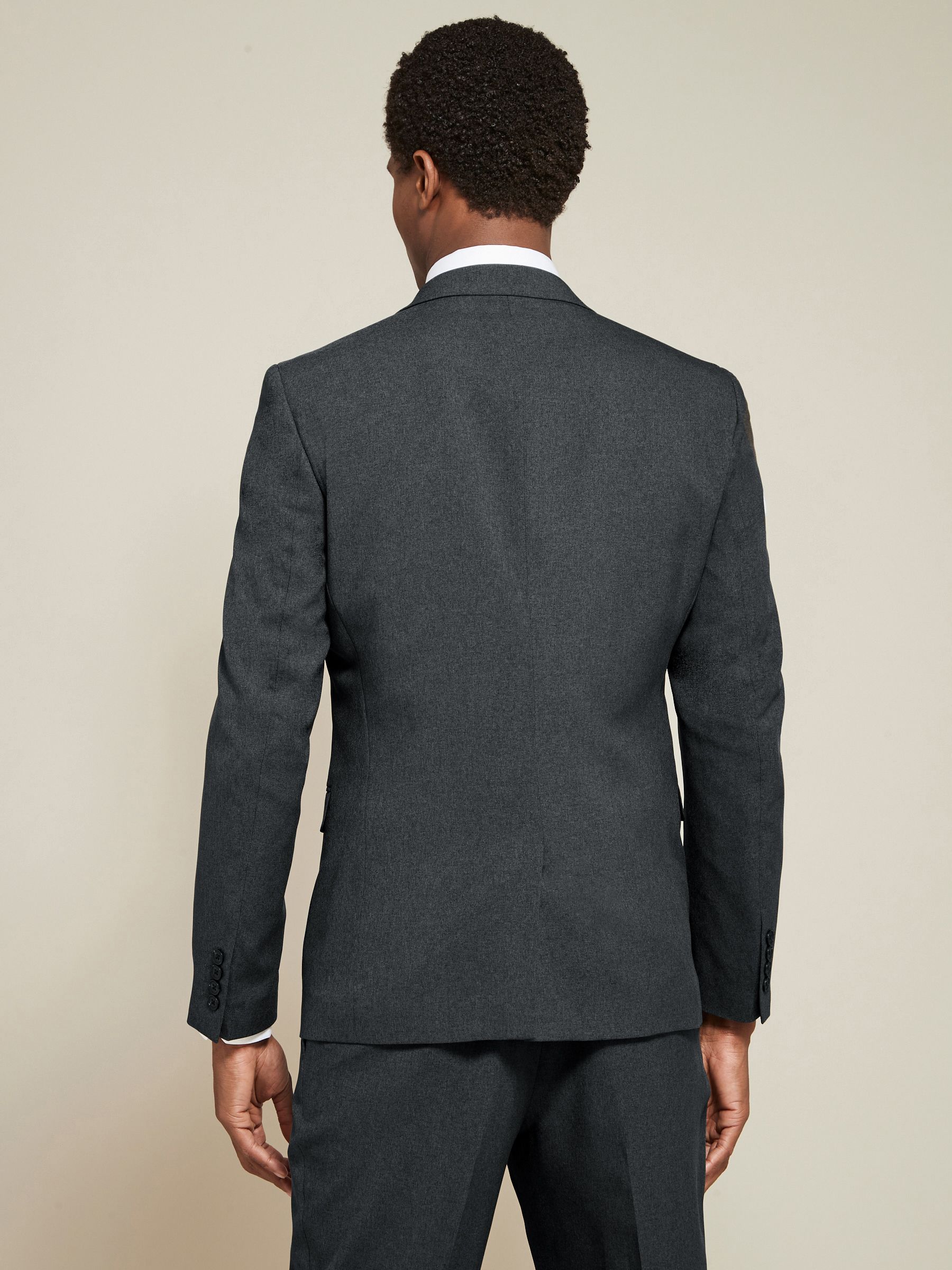 Antraciet - Slim Fit - Must-have kostuum: colbert