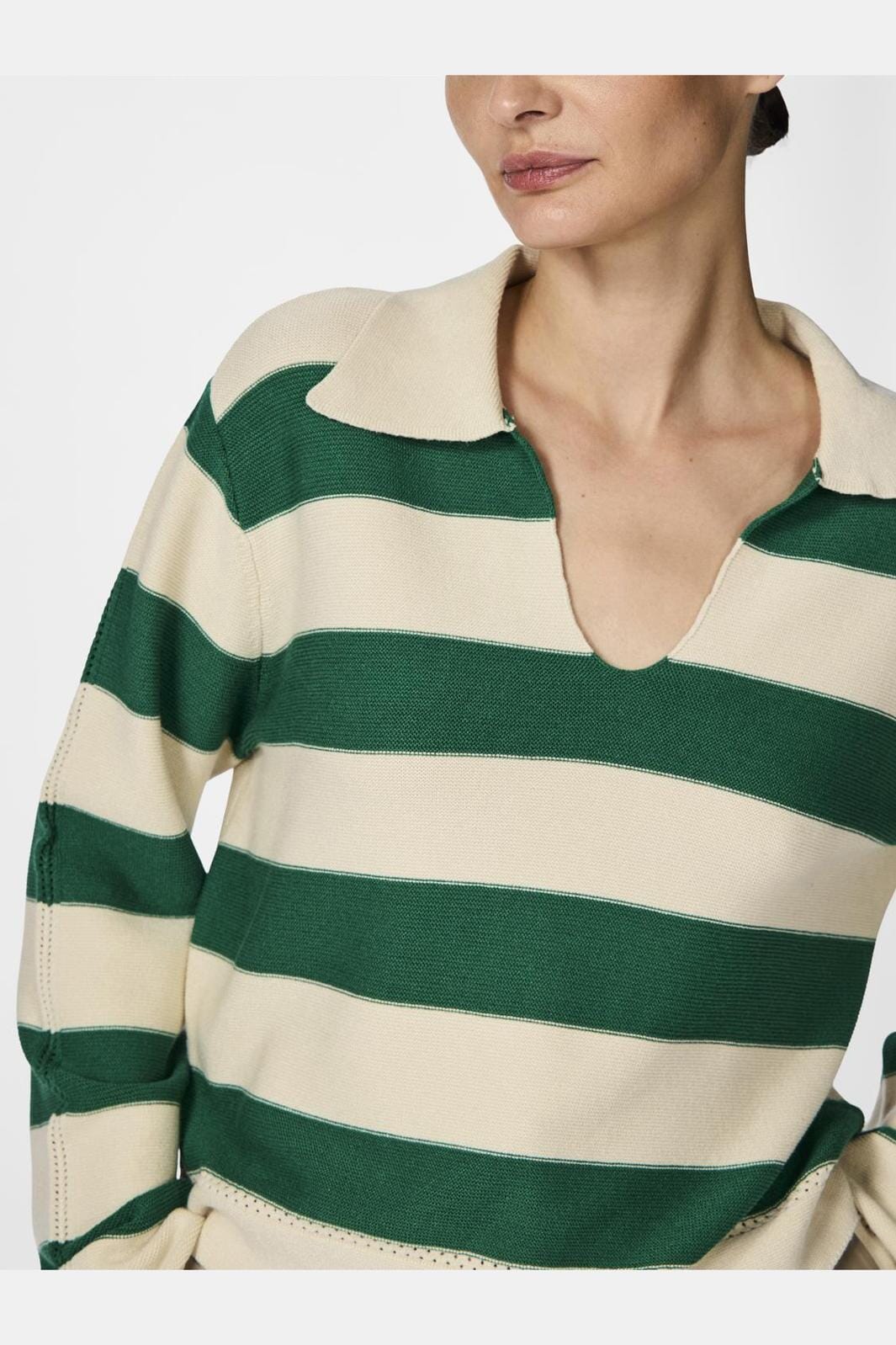 Y.A.S Yastinka Ls Polo Knit Pullover