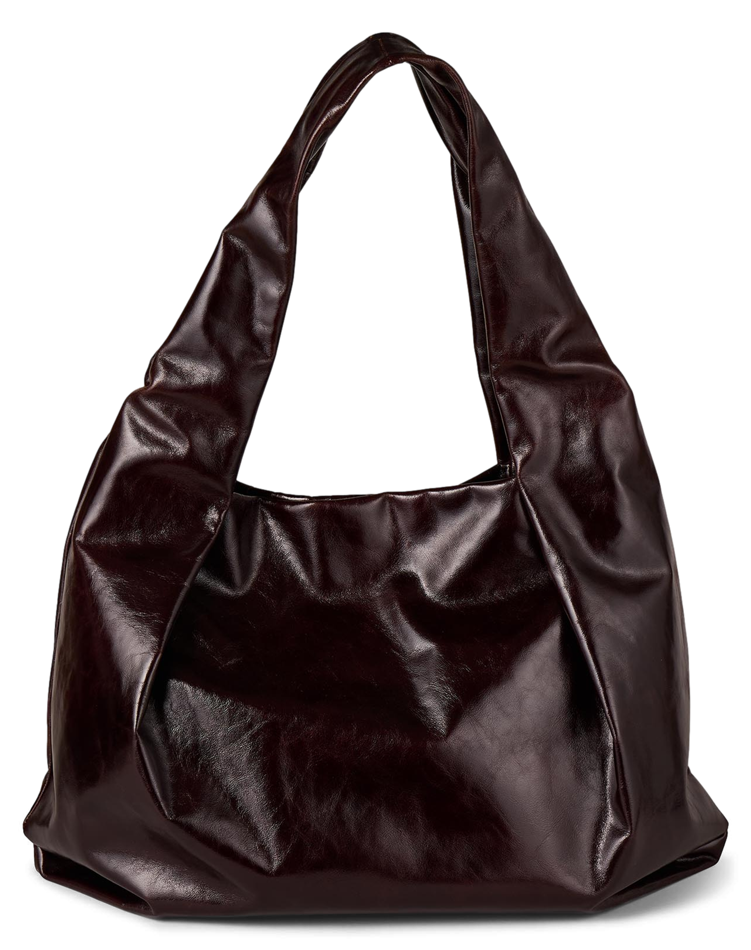 Sac épaule en cuir| Rouge