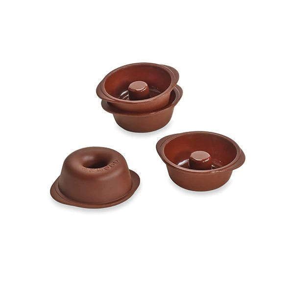 4 Flexi’moules à babas ou savarins en silicone Mathon