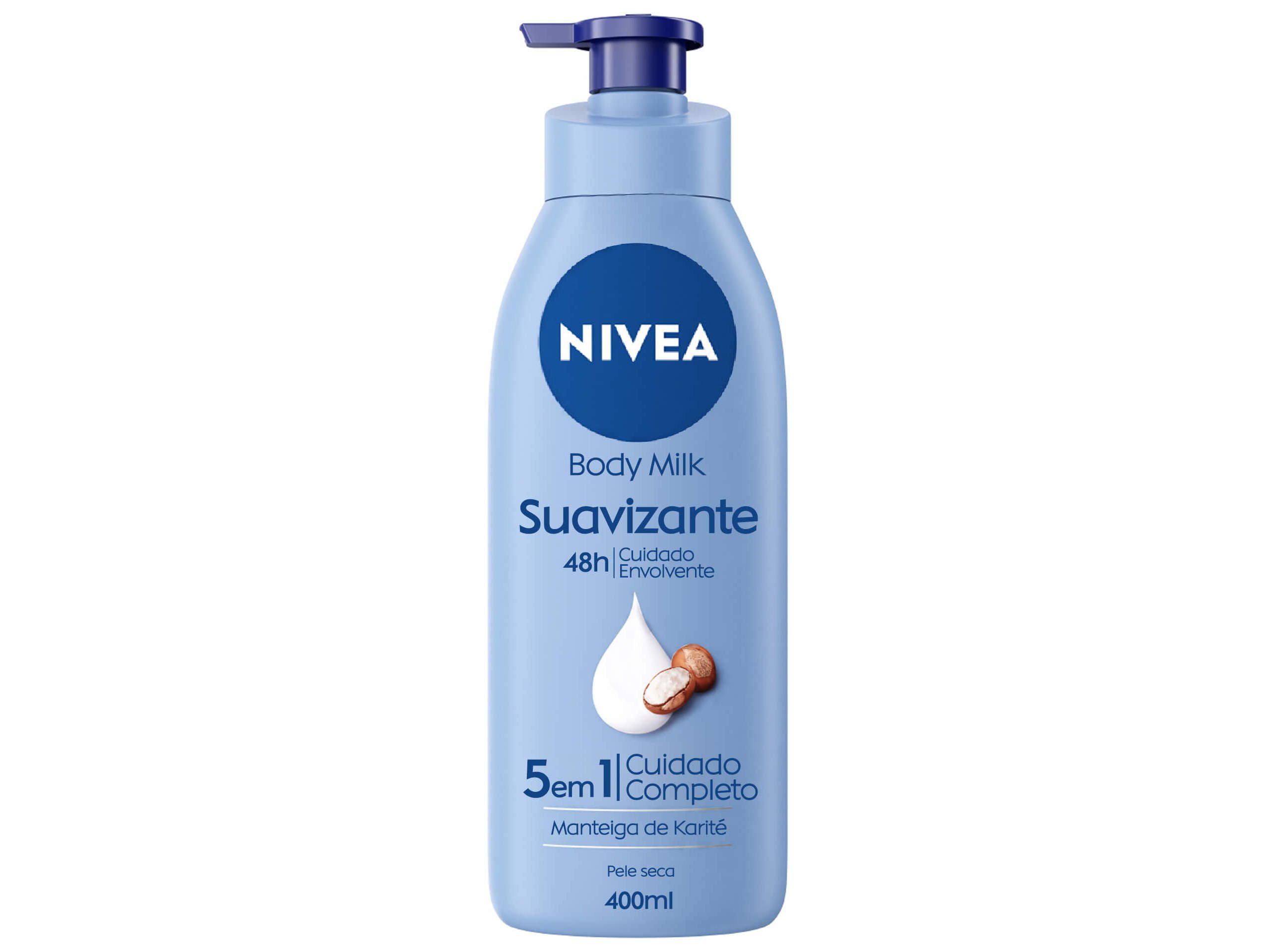 Leite Corporal Smooth Milk Suavizante NIVEA 400 ml