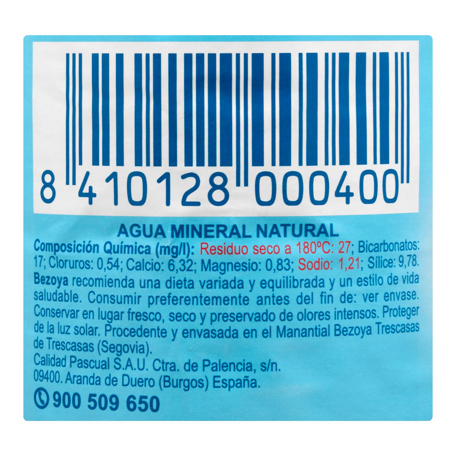 Grande eau minérale Bezoya
