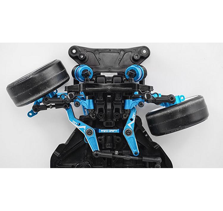 RWD Drift Umbau-Set V2 TT-02<br>Drift-Performance Tuning Set für Tamiya TT-02 Chassis