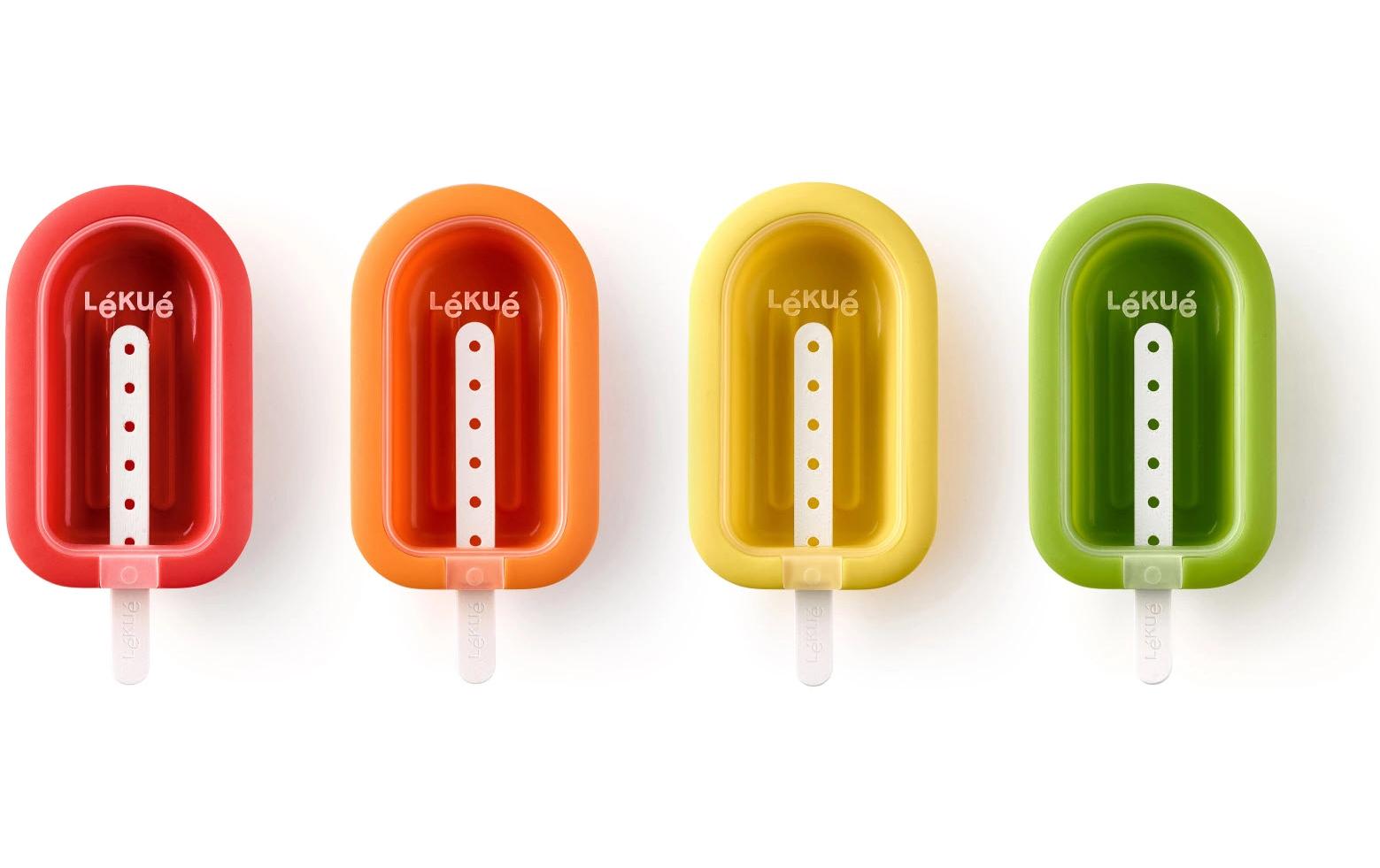 Glaceform Silikon, 4er SetSet zur Herstellung von hausgemachtem Eis