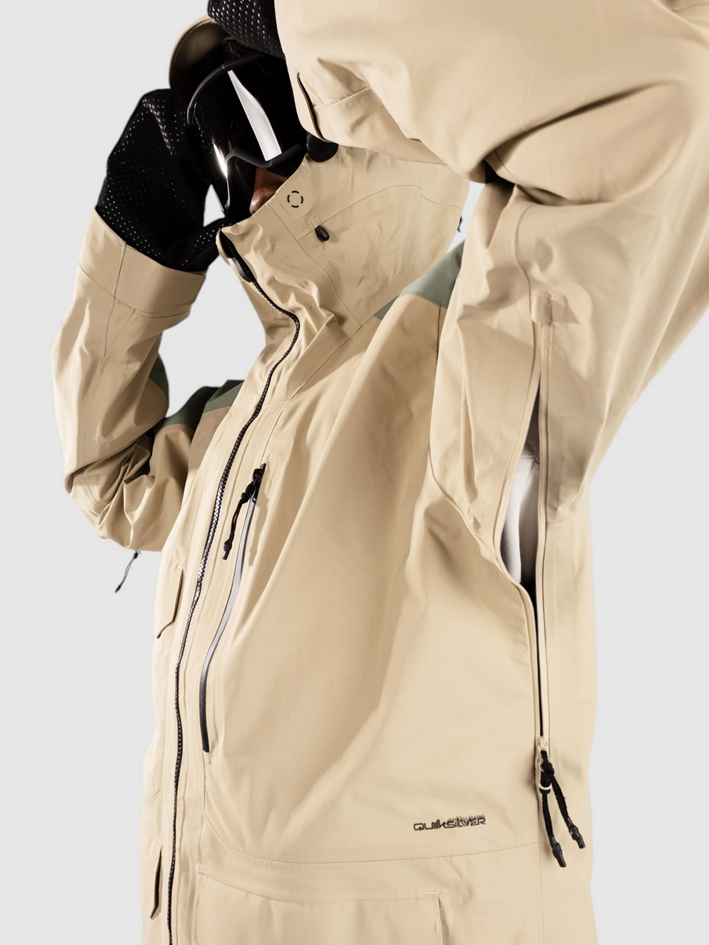 Quiksilver Hl Pro S Carlson 3L Goretex Jacket twill