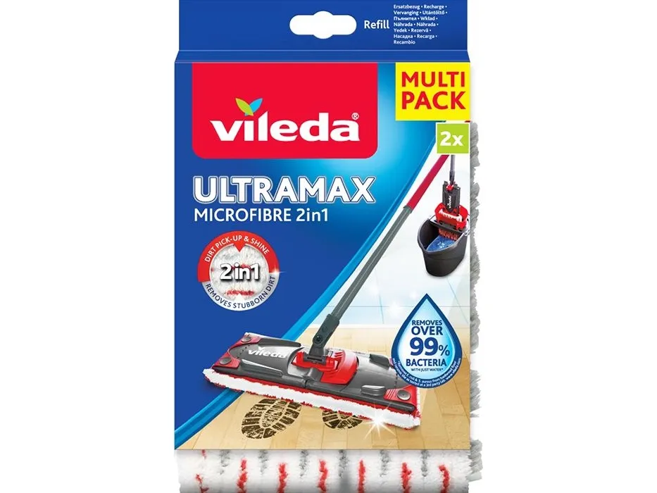 Vileda UltraMax moppe refill - 2 stk. Multipack