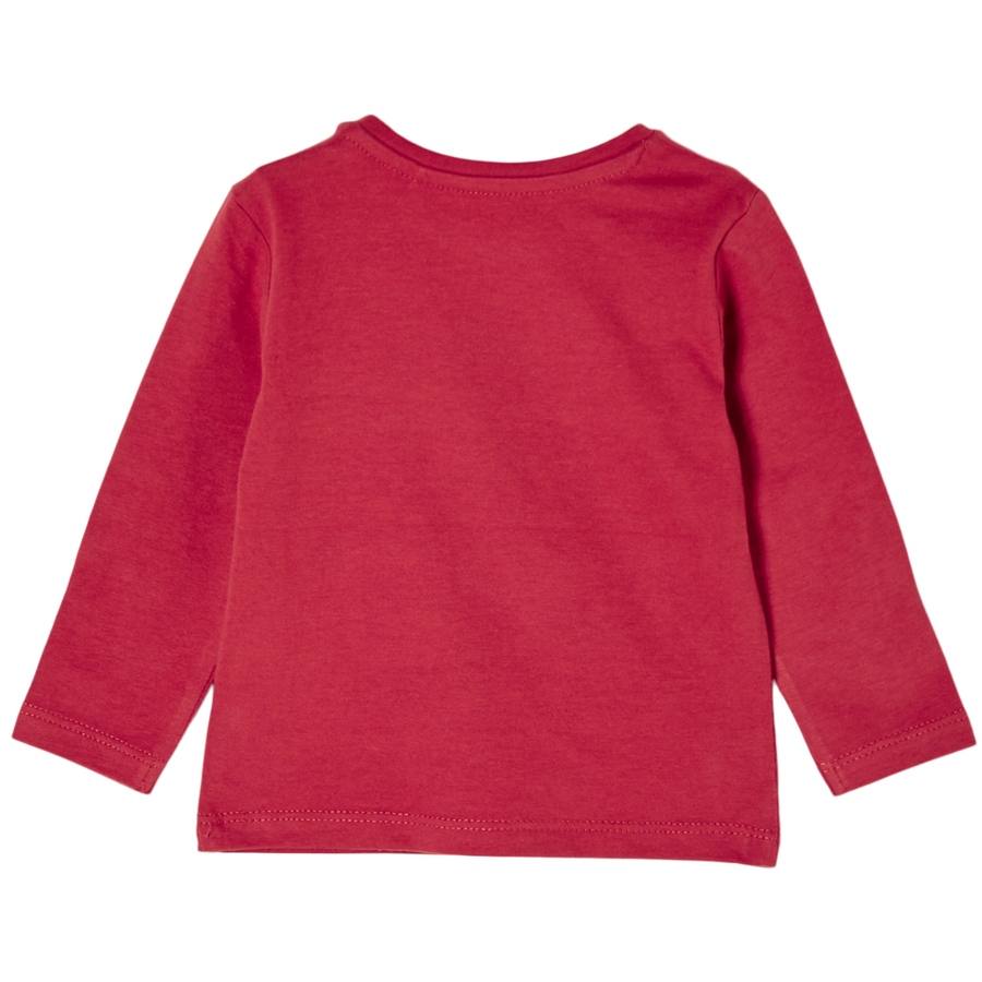 s.Oliver Langarmshirt dark red