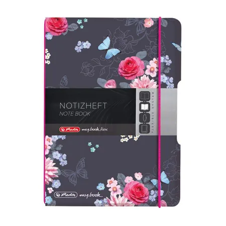Herlitz Notizheft PP A6 flex Ladylike Flowers