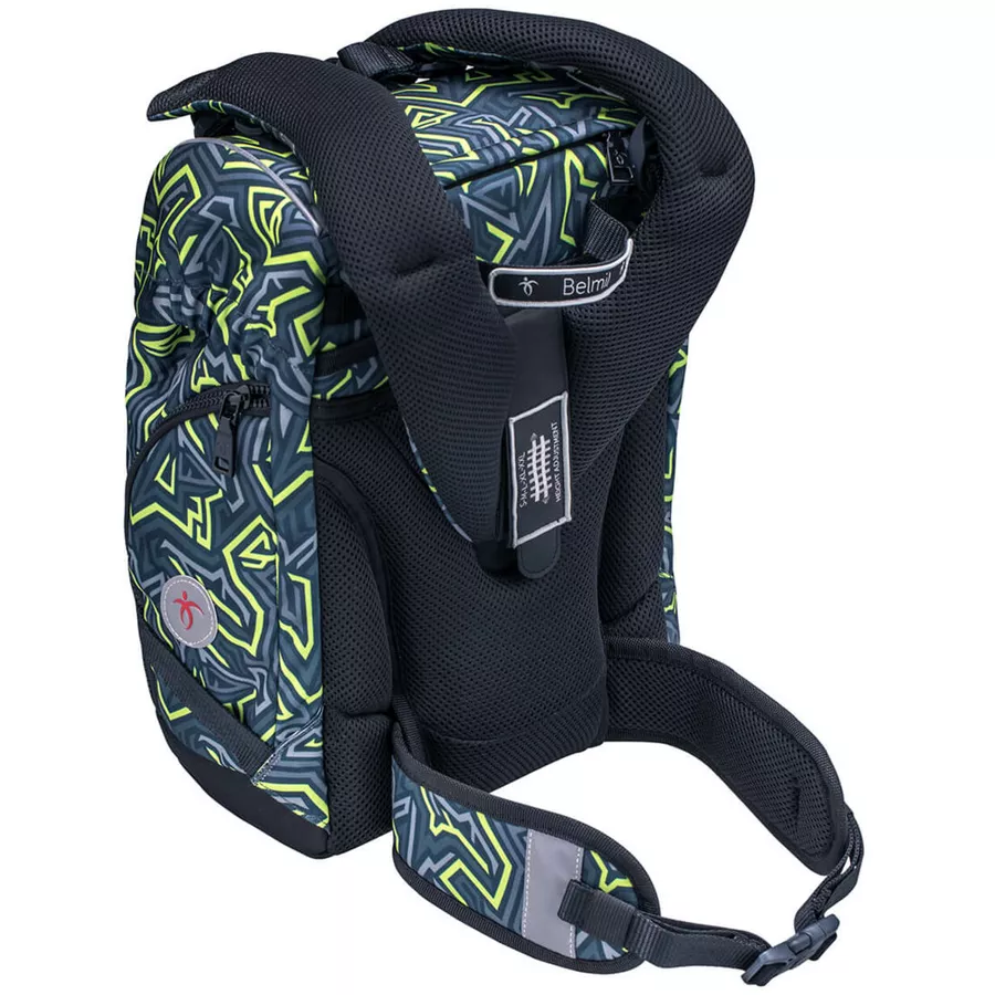 Belmil Schulranzen Premium Comfy Plus Set 5-teilig Iguana