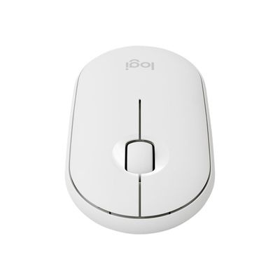 Logitech Pebble M350 - souris sans fil silencieuse - blanc cassé
