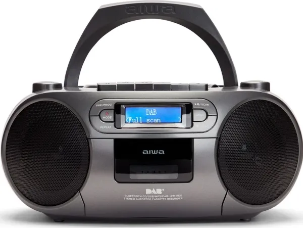 Aiwa BBTC-660DAB/MG, Analog & digital, DAB , FM, Afspiller, CD, Program, Top
