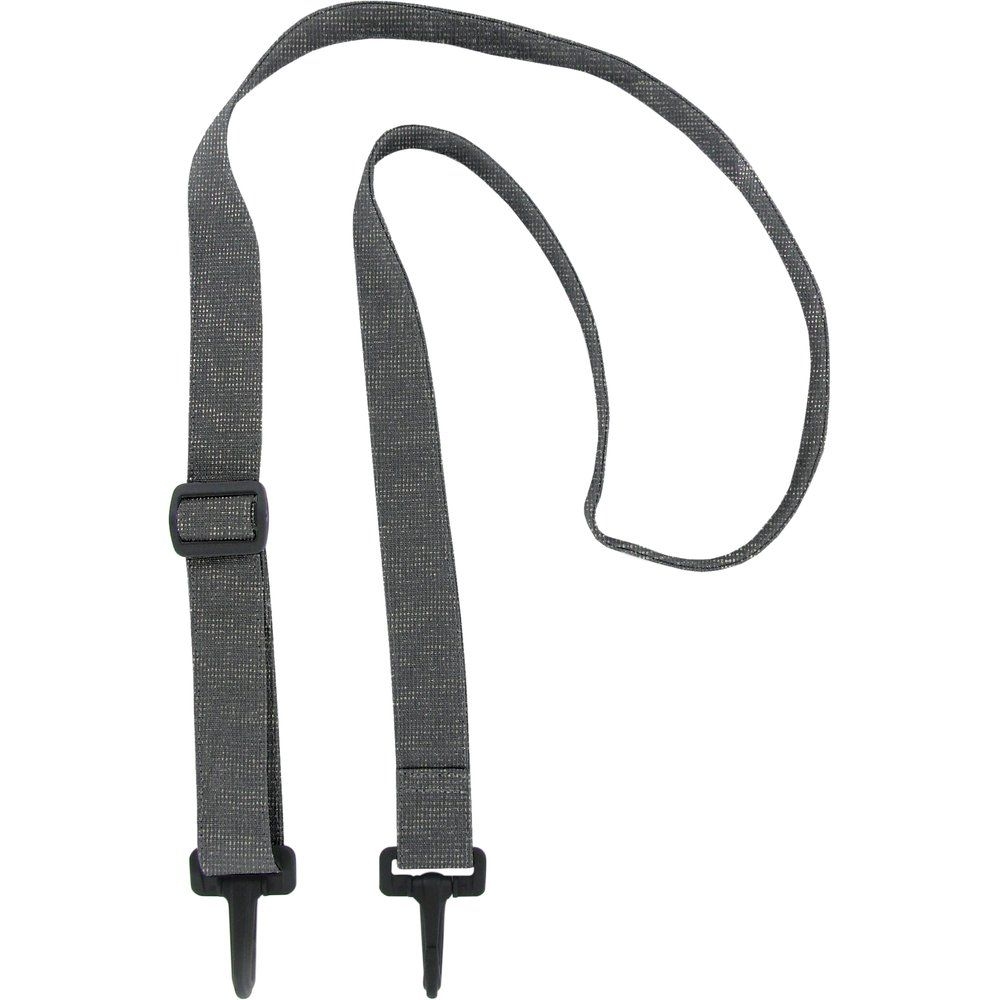 Bandoulière De Sac Anthracite Argent