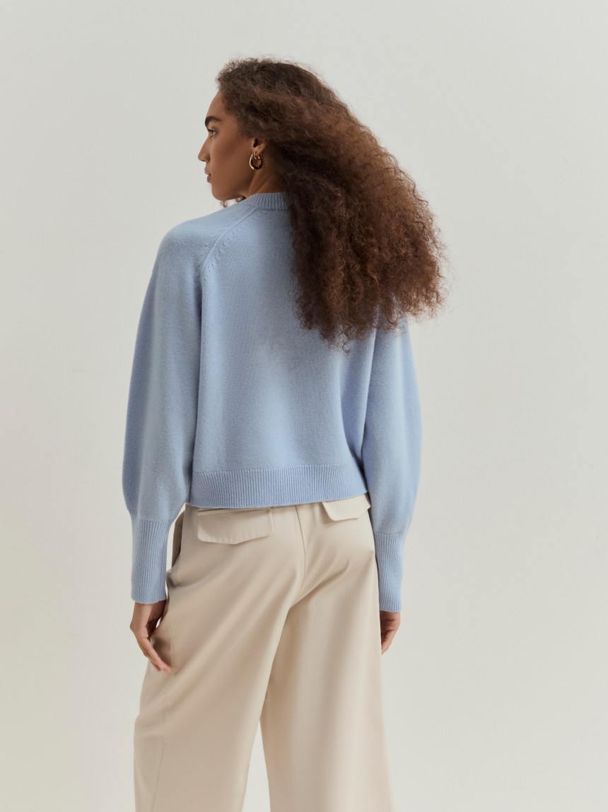 Camisola de malha em lã