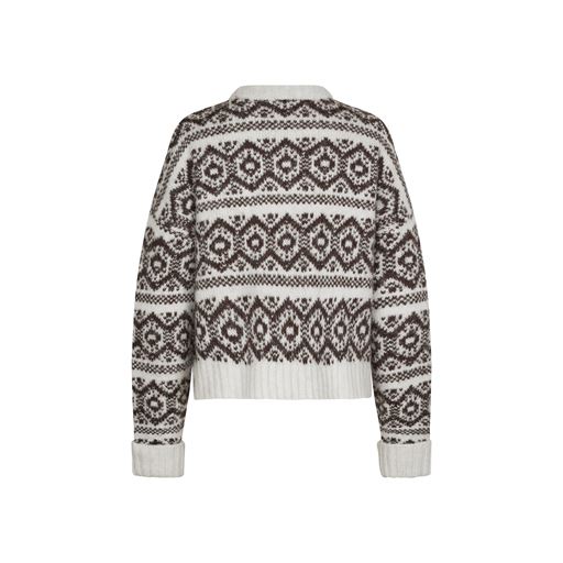 Lollys Laundry Lottie Striktrøje, Choco, XL