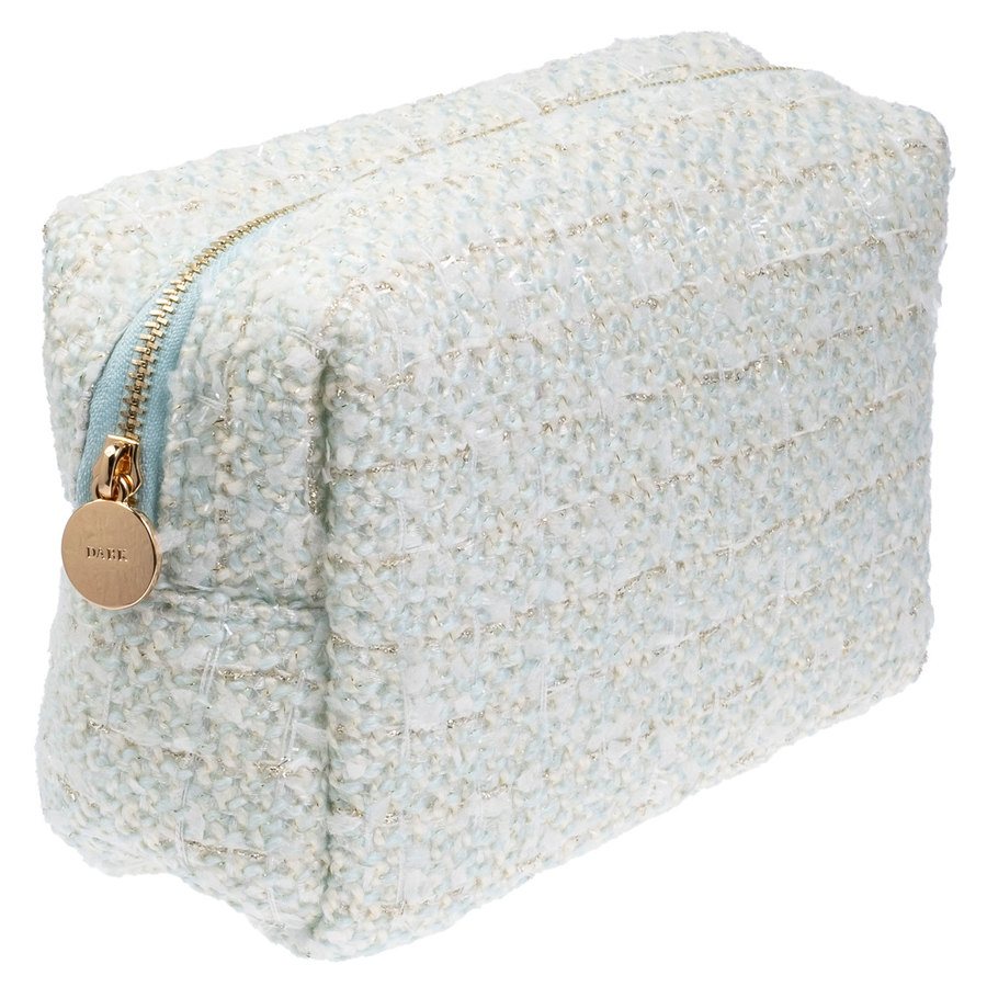 DARK Tweed Make-Up Pouch Small Teal