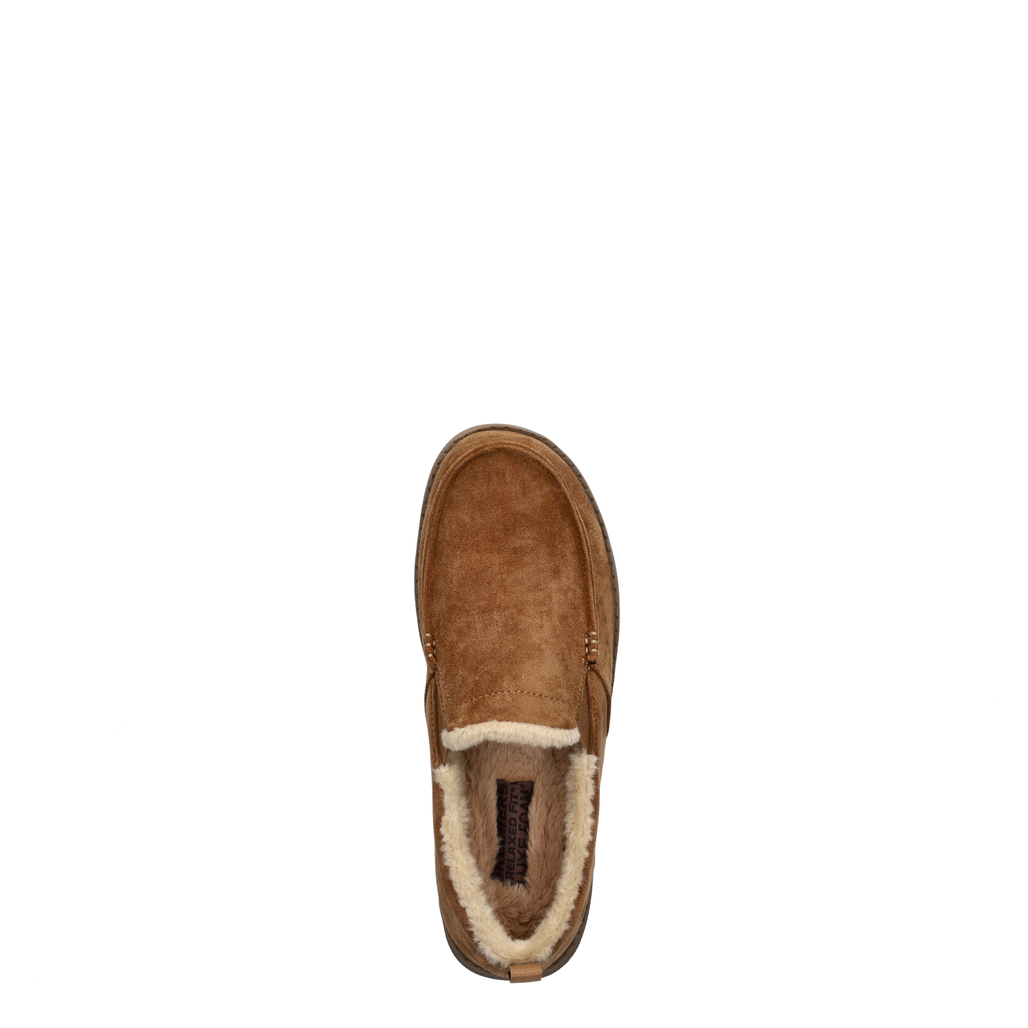 Melson heren pantoffel Skechers Cognac