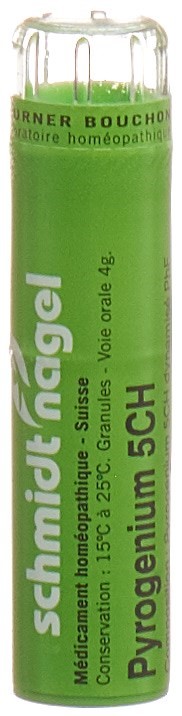 SCHMIDT-NAGEL Pyrogenium Gran 5 CH 4 g