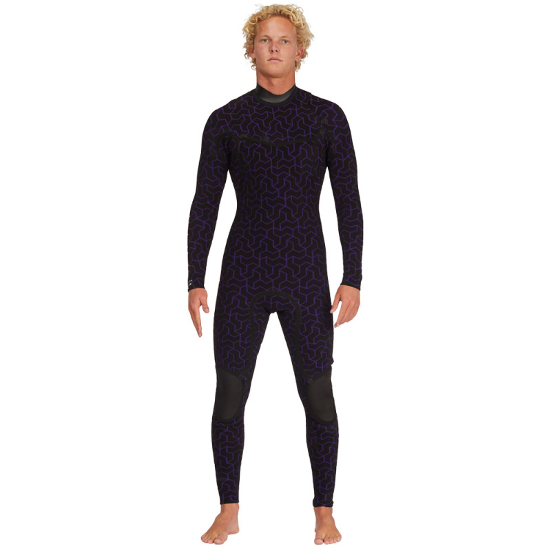 COMBINAISON BILLABONG FURNACE 4/3 FRONTZIP NOIR