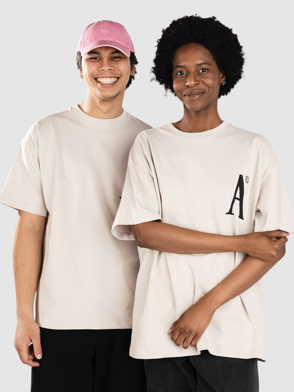 Another Cotton Lab Tennis Society Oversized T-Shirt off white