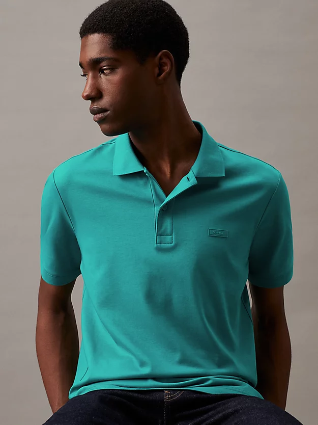 Camisa polo de corte justo