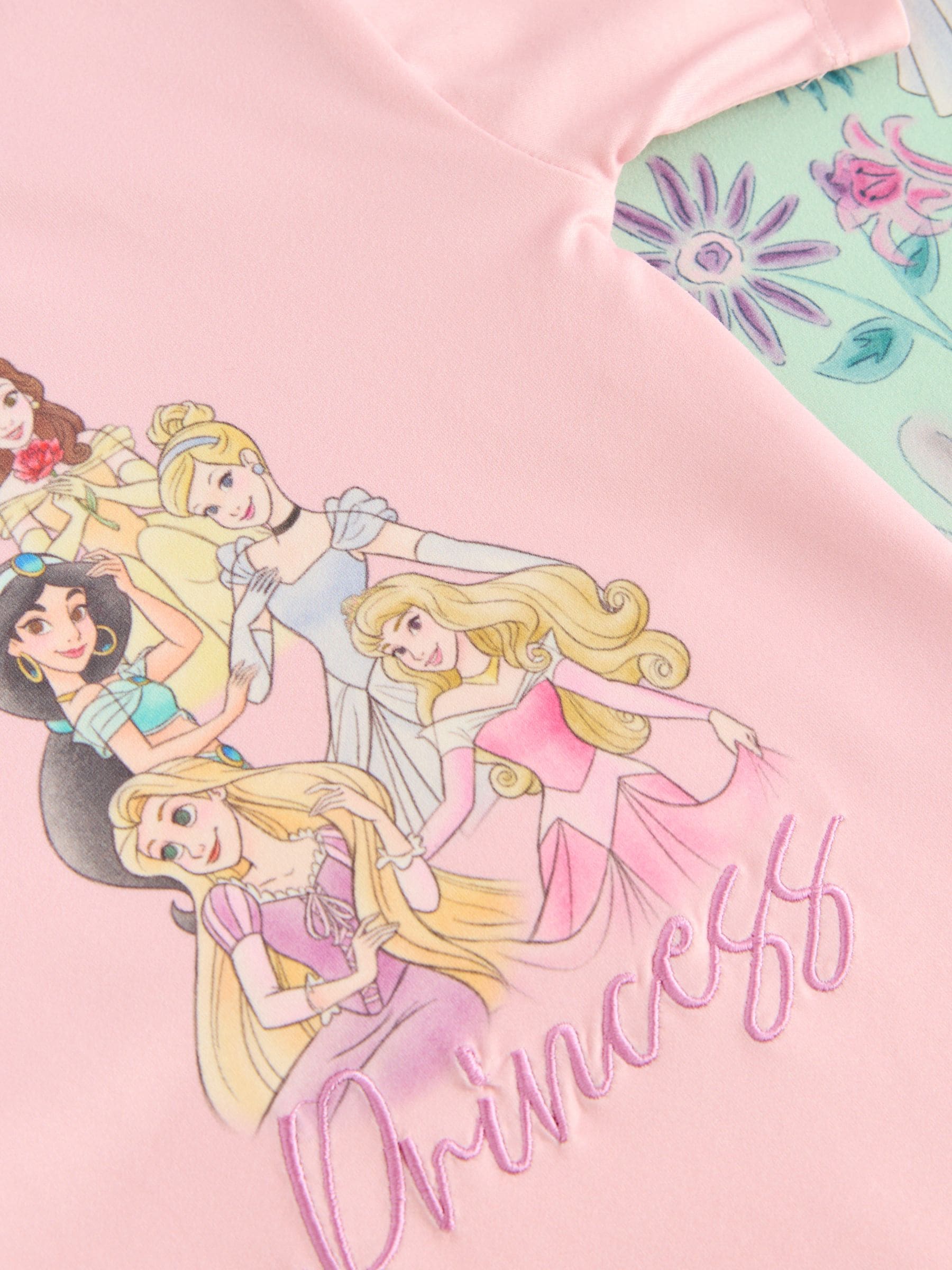 Roze - Disney Princess nachtjaponnen verpakking van 2 (2 - 12 jr)