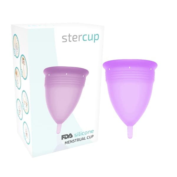 Stercup - Fda silikon menstruasjonskopp fiolett - størrelse S